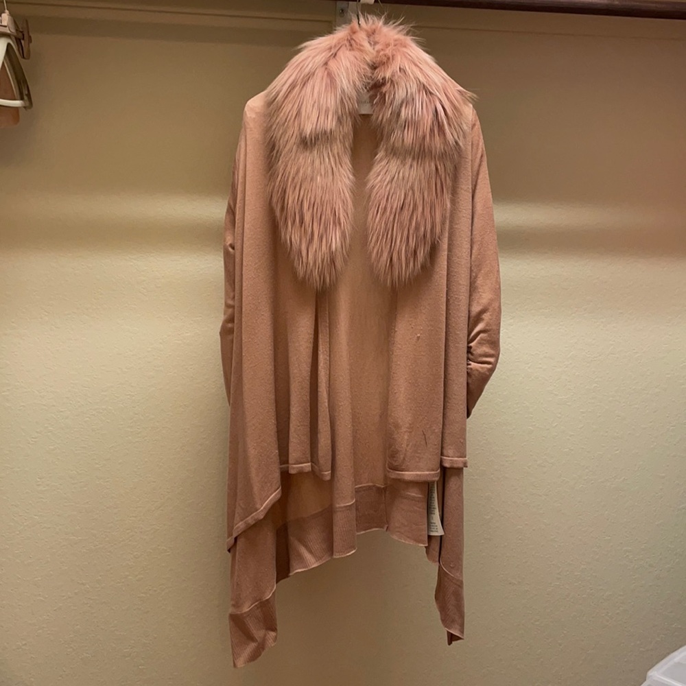 Sweater peach color cashmere extra small
